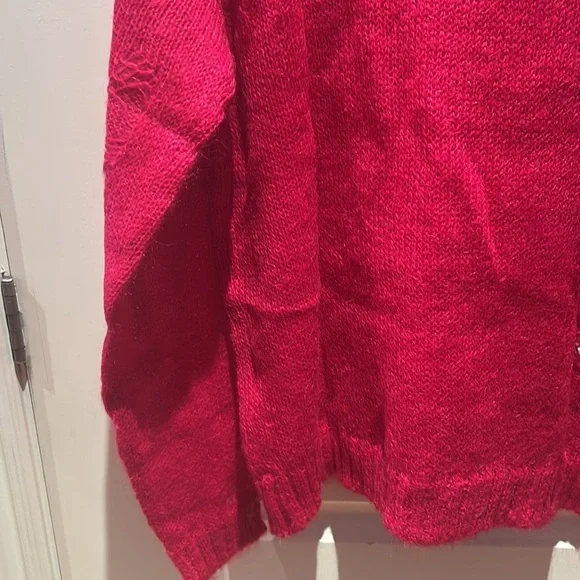 NEW ANDERSSON BELL large cherry red crew neck sweater